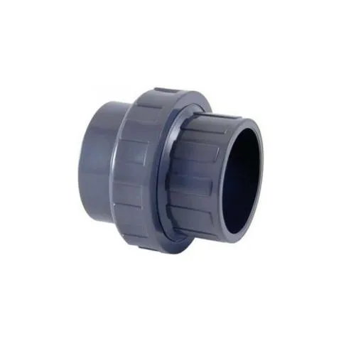 Bocchettone PVC ad incollaggio diametro Ø 20 mm - raccordo connettore svitabile femmina - grigio