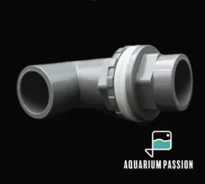 Passaparete PVC 90° ad incollaggio diametro Ø 20 mm - carico/scarico mandata vasca sump - grigio