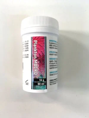 Sicce Plankton Macro 16 gr - mangime in polvere per coralli LPS in acquario marino reef