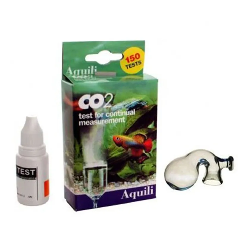 Aquili Test CO2 continuo - reagente + ampollina in vetro soffiato