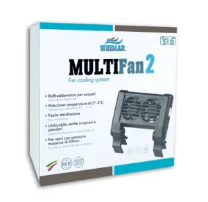 Whimar Multi Fan 2 - ventola di raffreddamento - refrigeratore per acquari fino a 80 litri
