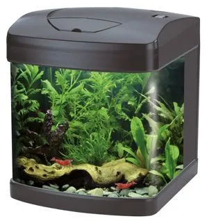 Amtra Xcube 26 Led - black Acquario completo 26 litri Nero - 31x32x37 cm