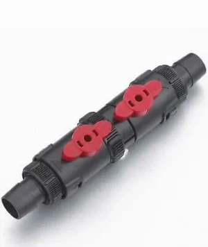 Amtra Double tap 16-22 mm - innesto a sgancio rapido con doppio rubinetto per filtri esterni
