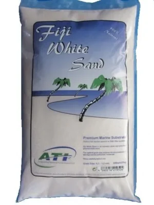 ATI Aquaristik Fiji White Sand S - 9,07 kg - Sabbia aragonite per acquari marini e reef - 0,3 - 1,2mm