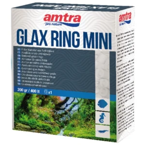Amtra Glax Ring mini 200 gr - substrato biologico per filtro - cannolicchi