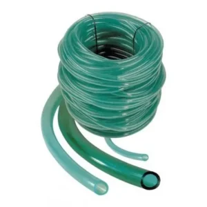 Tubo flessibile verde 12/16 mm per pompe e filtri al metro