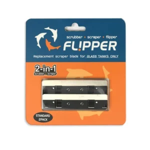 Flipper Replacement Blade Standard Medium 2 pz lame di ricambio in acciaio inossidabile per vasche in vetro fino a 12 mm