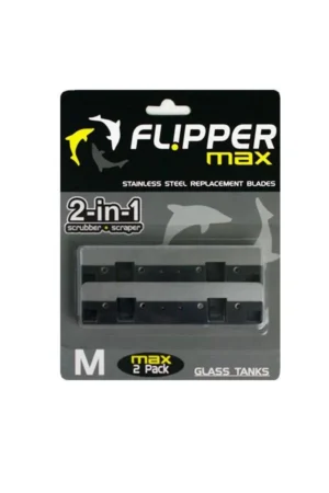 Flipper Replacement Blade MAX 2 pz lame di ricambio in acciaio inossidabile per vasche in vetro fino a 25 mm