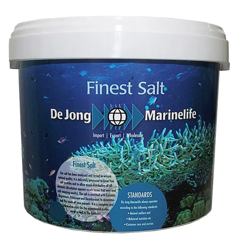 De Jong Marinelife Finest SeaSalt 20 kg - Secchio - Sale marino premium per acquario reef
