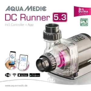 Aqua Medic Dc Runner 5.3 - 24V - 50w - nuova pompa di risalita elettronica regolabile fino a 5000 lt/h