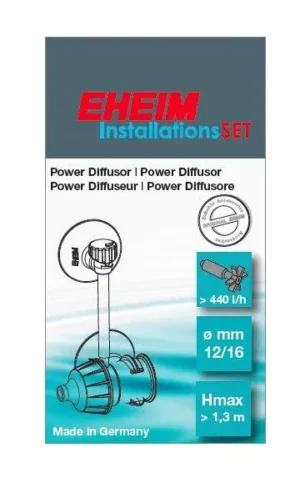 Eheim Diffusore per tubi da 12-16 mm - aeratore a sistema venturi da montare lungo la mandata del filtro