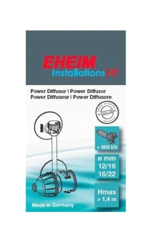 Eheim Diffusore per tubi da 16-22 mm - aeratore a sistema venturi da montare lungo la mandata del filtro