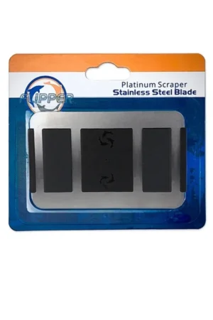 Flipper Platinum Scraper Stainless Replacement Blade - 1 lama in acciaio inox di ricambio per raschietti Platinum Scraper