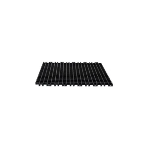Griglia per talee Nera modulo rettangolare 30x15x0.5 cm black - griglia con fori per basette per coralli e talee