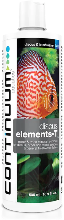 Continuum Discus Elements T 250 ml - integratore di minerali per discus e pesci d'acqua dolce