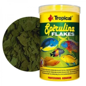 Tropical SPIRULINA FLAKES 100ml./20gr. mangime in fiocchi vegetale a base di spirulina