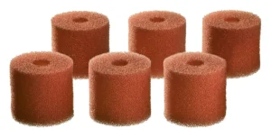 Oase Set 6 spugne prefiltro arancioni 30 ppi di ricambio per tutti i filtri esterni Biomaster - cod. 46482