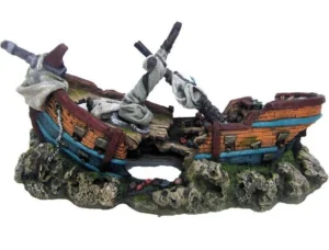 Amtra RELITTO SU ROCCE XL 54x24.2x28 cm barca, galeone, veliero