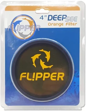 Flipper DeepSee Orange Lens Filter 4" - lente filtro arancione per coralli