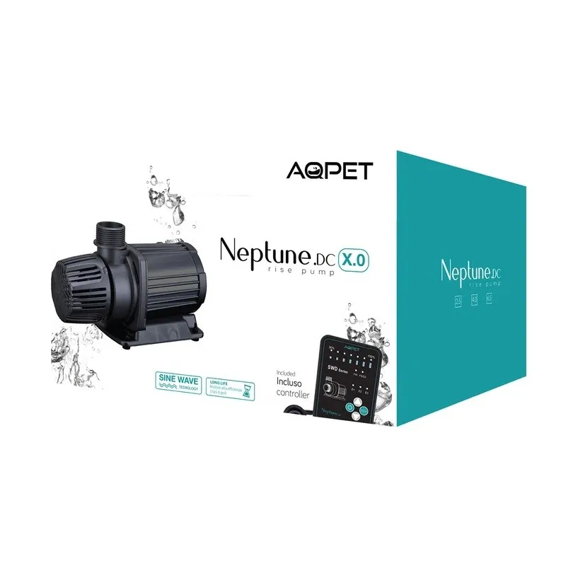 Aqpet Neptune DC 2.5 - pompa di risalita elettronica con controller regolabile fino a 2500 lt/h - 23W
