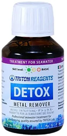 Triton Detox 100 ml - prodotto per la rimozione dei metalli pesanti in acquario marino