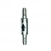 Ista Valvola di non ritorno in acciaio inox per tubo aeratore Co2 da 4-6 mm