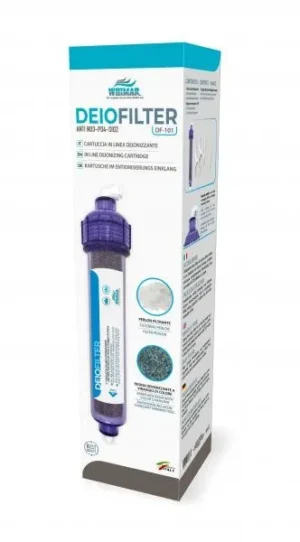 Whimar Deio FIlter XL 600 ml - kit post filtro deionizzatore con resine a viraggio per fosfati, nitrati e silicati - cod. DF-102