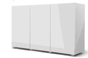 Supporto Aquael Glossy 120 White 120X40X80h cm - mobiletto bianco lucido per acquario