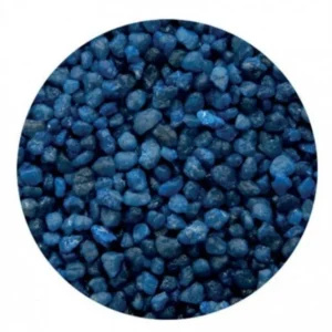 QUARZO CERAMIZZATO BLU - Ø 2-3 MM - 5 kg - fondo inerte per acquario