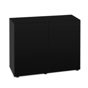 Supporto Aquael Opti Set Cabinet 125 Black 81X36X80h cm - mobiletto nero per acquario