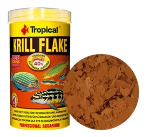 Tropical Krill Flake 500ml/100gr. mangime in fiocchi super gustoso a base di krill che intensifica i colori dei pesci