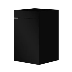 Aqpet Cabinet 50 nero lucido - Supporto 50x50x80h cm black in legno per Acquario - mobiletto