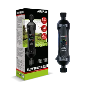 Aquael Flow Heater 500 w - Termoriscaldatore esterno regolabile per acquari da 300 a 1000 lt