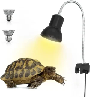 Lampada Alogena UVA UVB 25 w per Tartarughe e rettili - 2 faretti 25 w per basking Acquario, terrario, tartarughiera