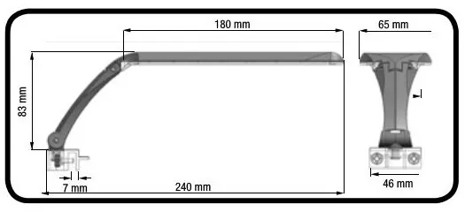 AMTRA PLAFONIERA ORION LED 10.5W WHITE