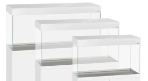 Aquael Opti Set 125 white 81X36X51h cm - 125 lt bianco - Acquario Completo di illuminazione a Led