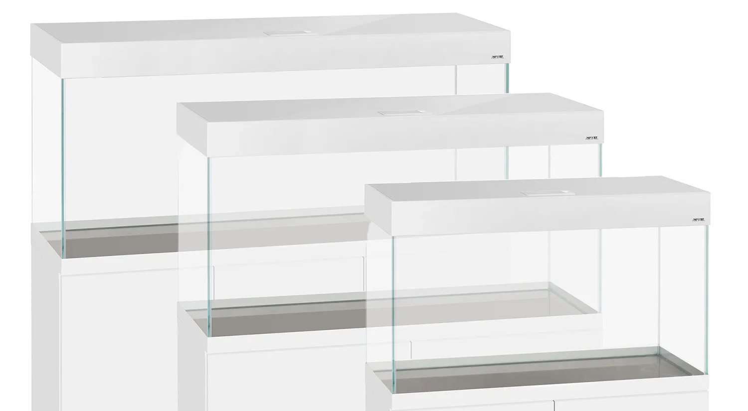 Aquael Opti Set 200 white 101X41X56h cm - 200 lt bianco - Acquario Completo di illuminazione a Led
