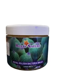 Royal Nature Golden Bacteria Balls 500 ml - Attivatore batterico multi funzione per acquario marino