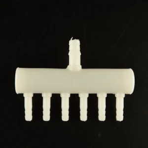 Diramatore 6 vie per tubo aeratore, Co2 da 4-6 mm