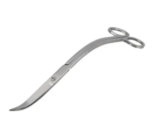 Forbici a onda professionali a punte curve e manico curvo in acciaio inox per potature 25 cm aquascaping