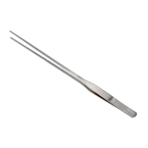 Pinza dritta professionale in acciaio inox per piantumare 27 cm aquascaping