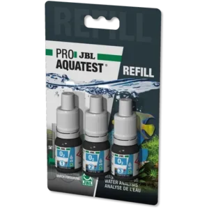 JBL REFIL ProAqua Test O2 - Ossigeno in acquario d'acqua dolce, marino e laghetto - Reagenti di ricarica