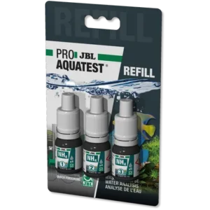 JBL REFIL ProAqua Test NH4 - Ammonio/Ammoniaca in acquario d'acqua dolce, marino e laghetto - reagenti di ricarica