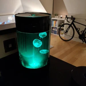 Jellyfish Aquarium Cylinder Nano 8 Nero - Medusario - Acquario cilindrico per meduse 8 lt - Black