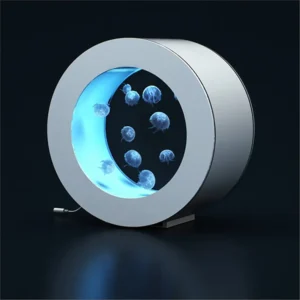 Jellyfish Aquarium Cherry O16 Bianco - Medusario - Acquario circolare per meduse 16 lt - White